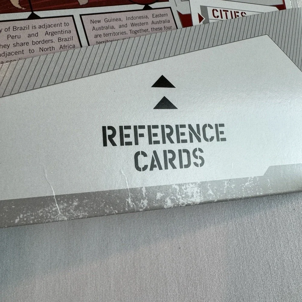 Hasbro Risk 2008 Replacement Reference Cards Inserts Instructions Command Room - Picture 3 of 5